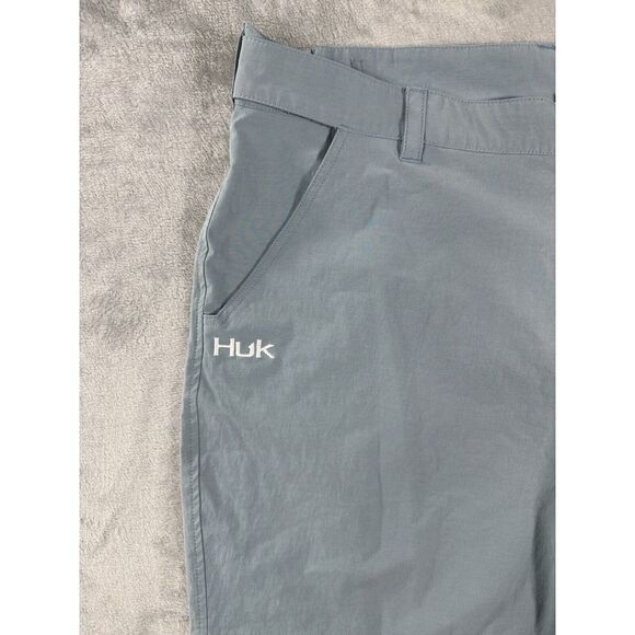 Huk Shorts Mens 3XL Blue Performance Fishing - Picture 2 of 13